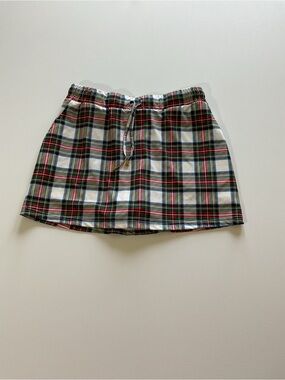 Jess Lea Plaid Skort Women's Pull-On Golf Tennis Casual Preppy Skort